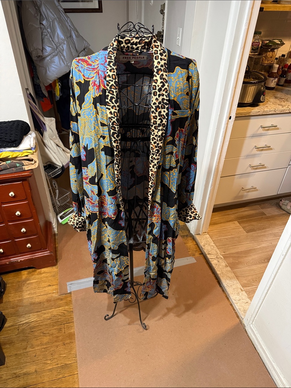 Free people Boho Long Duster XS